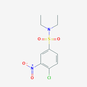 molecular formula C10H13ClN2O4S B094912 4-chloro-N,N-diethyl-3-nitrobenzenesulfonamide CAS No. 127-53-7