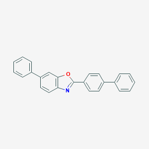 molecular formula C25H17NO B094917 2-(4-Biphenylyl)-6-phenylbenzoxazole CAS No. 17064-47-0