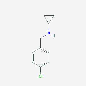 molecular formula C10H12ClN B094924 N-(4-chlorobenzyl)cyclopropanamine CAS No. 19271-24-0