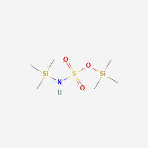 molecular formula C6H19NO3SSi2 B094941 Trimethylsilyl (trimethylsilyl)sulphamate CAS No. 18187-06-9