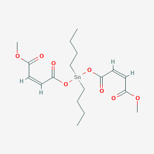 molecular formula C18H28O8Sn B094949 Methyl (Z,Z)-8,8-dibutyl-3,6,10-trioxo-2,7,9-trioxa-8-stannatrideca-4,11-dien-13-oate CAS No. 15546-11-9