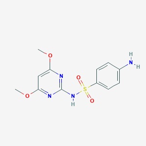 molecular formula C12H14N4O4S B094950 Sulphamoprine CAS No. 155-91-9