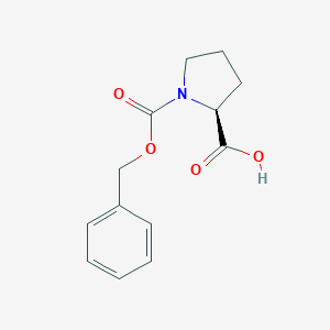 molecular formula C13H15NO4 B094951 N-Benzyloxycarbonyl-L-proline CAS No. 114-11-4