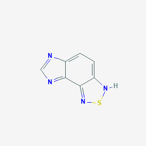 molecular formula C7H4N4S B094952 8H-Imidazo[4,5-E][2,1,3]benzothiadiazole CAS No. 19546-85-1
