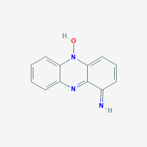 molecular formula C12H9N3O B094961 1-Aminophenazine 5-oxide CAS No. 18644-14-9