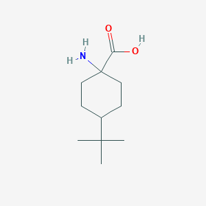 molecular formula C11H21NO2 B094964 1-Amino-4-tert-butylcyclohexane-1-carboxylic acid CAS No. 18672-76-9