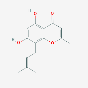 molecular formula C15H16O4 B094976 Heteropeucenin CAS No. 17398-07-1