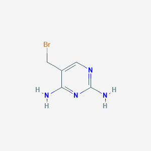 molecular formula C5H7BrN4 B094982 2,4-Diamino-5-(bromomethyl)pyrimidine CAS No. 17326-35-1