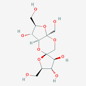 molecular formula C12H20O10 B009501 Difructose anhydride III CAS No. 81129-73-9