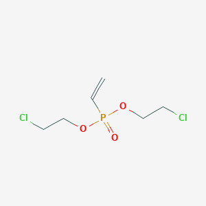 molecular formula C6H11Cl2O3P B095012 双(2-氯乙基)乙烯基膦酸酯 CAS No. 115-98-0