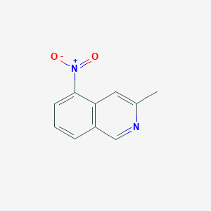 molecular formula C10H8N2O2 B095020 3-Methyl-5-nitroisoquinoline CAS No. 18222-17-8
