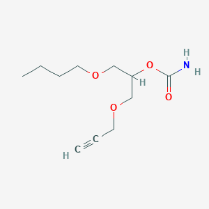 molecular formula C11H19NO4 B095022 1-Butoxy-3-(2-propynyloxy)-2-propanol carbamate CAS No. 16221-47-9