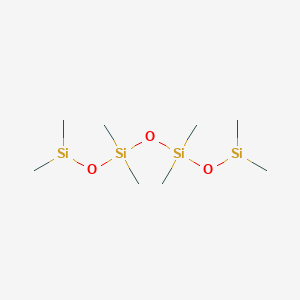 molecular formula C8H24O3Si4 B095028 1,1,3,3,5,5,7,7-Octamethyltetrasiloxane CAS No. 1000-05-1