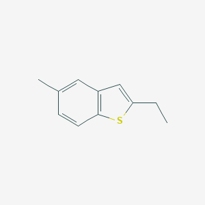 molecular formula C11H12S B095034 2-Ethyl-5-methylbenzo[b]thiophene CAS No. 16587-51-2