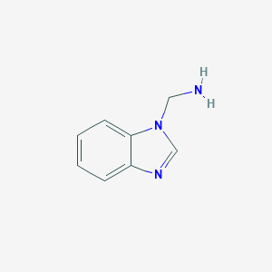 molecular formula C8H9N3 B095047 1-(1H-Benzimidazol-1-yl)methanamine CAS No. 18249-94-0