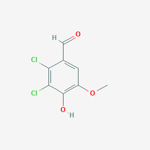 molecular formula C8H6Cl2O3 B095050 5,6-Dichlorovanillin CAS No. 18268-69-4