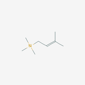 molecular formula C8H18Si B095065 三甲基（3-甲基-2-丁烯基）硅烷 CAS No. 18293-99-7
