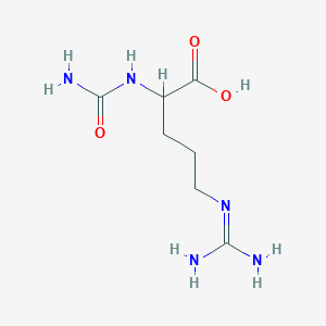 molecular formula C7H15N5O3 B095066 2-(Carbamoylamino)-5-(diaminomethylideneamino)pentanoic acid CAS No. 15920-89-5
