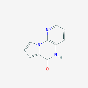 molecular formula C10H7N3O B009507 Pyrido[3,2-e]pyrrolo[1,2-a]pyrazin-6(5H)-one CAS No. 102064-36-8