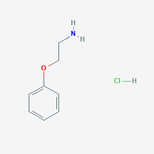 molecular formula C8H12ClNO B095075 2-Phenoxyethanamine hydrochloride CAS No. 17959-64-7