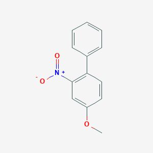molecular formula C13H11NO3 B095078 4-Methoxy-2-nitro-biphenyl CAS No. 16098-16-1