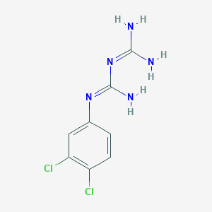 molecular formula C8H9Cl2N5 B095082 3,4-二氯苯双胍 CAS No. 15233-34-8