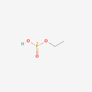 molecular formula C2H6O3P+ B095085 Fosetyl CAS No. 15845-66-6
