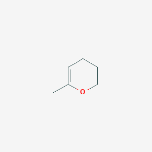 molecular formula C6H10O B095086 6-Methyl-3,4-dihydro-2H-pyran CAS No. 16015-11-5