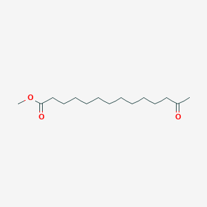 molecular formula C15H28O3 B095090 Methyl 13-oxotetradecanoate CAS No. 18993-10-7