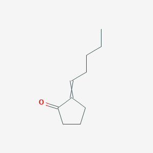molecular formula C10H16O B095093 2-Pentylidenecyclopentan-1-one CAS No. 16424-35-4