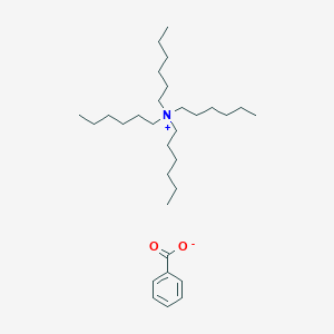 molecular formula C31H57NO2 B095095 Tetrahexylammonium benzoate CAS No. 16436-29-6