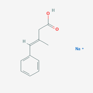 molecular formula C11H12NaO2+ B095097 Sodium 3-methyl-4-phenyl-3-butenoate CAS No. 19488-17-6