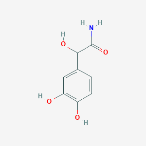 molecular formula C8H9NO4 B095102 2-(3,4-Dihydroxyphenyl)-2-hydroxyacetamide CAS No. 1078-51-9