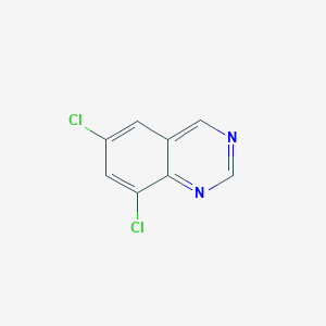 molecular formula C8H4Cl2N2 B095103 6,8-二氯喹唑啉 CAS No. 17227-49-5