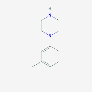 molecular formula C12H18N2 B095106 1-(3,4-Dimethylphenyl)piperazine CAS No. 1014-05-7