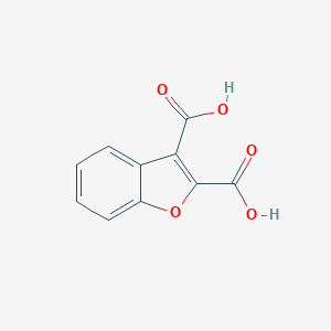 molecular formula C10H6O5 B095111 1-Benzofuran-2,3-dicarboxylic acid CAS No. 131-76-0