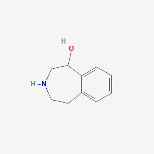 molecular formula C10H13NO B095112 2,3,4,5-tetrahydro-1H-3-benzazepin-1-ol CAS No. 19301-11-2