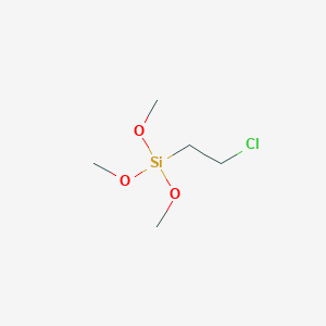 molecular formula C5H13ClO3Si B095115 (2-Chloroethyl)trimethoxysilane CAS No. 18157-21-6