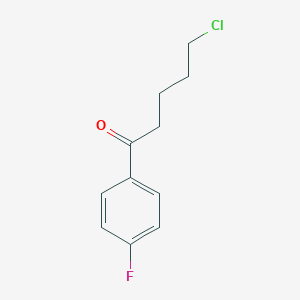 molecular formula C11H12ClFO B095117 5-Chloro-1-(4-fluorophenyl)-1-oxopentane CAS No. 17135-46-5
