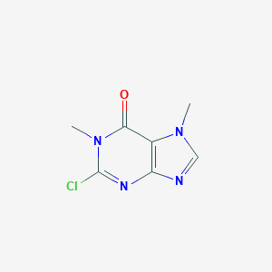 molecular formula C7H7ClN4O B095119 2-Chloro-1,7-dimethyl-1,7-dihydro-6H-purin-6-one CAS No. 16017-75-7