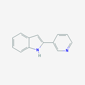 molecular formula C13H10N2 B095124 2-Pyridin-3-yl-1H-indole CAS No. 15432-24-3