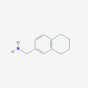 molecular formula C11H15N B095131 5,6,7,8-四氢萘-2-基甲胺 CAS No. 15402-69-4