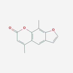 molecular formula C13H10O3 B095139 5,9-Dimethyl-furo[3,2-g]chromen-7-one CAS No. 15912-90-0