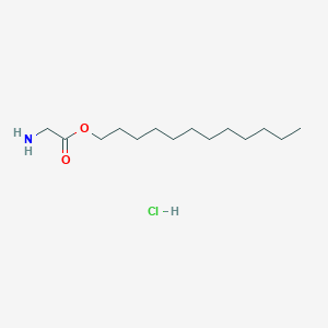 molecular formula C14H30ClNO2 B095140 月桂酸甘氨酸酯盐酸盐 CAS No. 16194-11-9