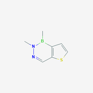 molecular formula C7H9BN2S B095143 1,2-Dimethyl-1,2-dihydrothieno[3,2-d][1,2,3]diazaborine CAS No. 17303-92-3