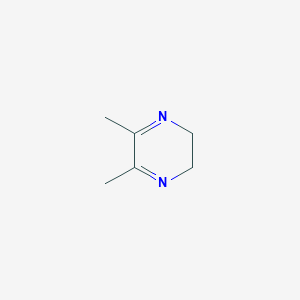 molecular formula C6H10N2 B095150 5,6-Dimethyl-2,3-dihydropyrazine CAS No. 15986-92-2