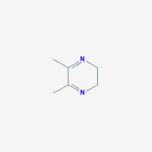 molecular formula C6H10N2 B095150 2,3-Dihydro-5,6-dimethylpyrazine CAS No. 15986-92-2