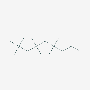 molecular formula C16H32 B095156 2,2,4,4,6,6,8-Heptamethylnonane CAS No. 15220-85-6