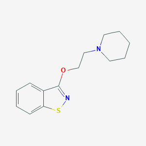 3-[2-(Piperidin-1-YL)ethoxy]-1,2-benzisothiazole