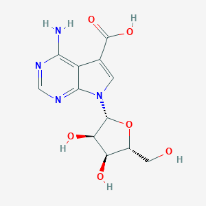 molecular formula C12H14N4O6 B095173 去酰胺桑吉霉素 CAS No. 18418-00-3